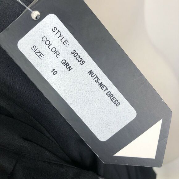 NEW Vena Cava Black Teal Printed Short Sleeve 100% Silk Sheath Dress Womens 10 - Picture 8 of 9